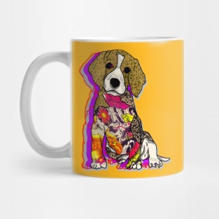 tattoo cute dog in pop look Mug